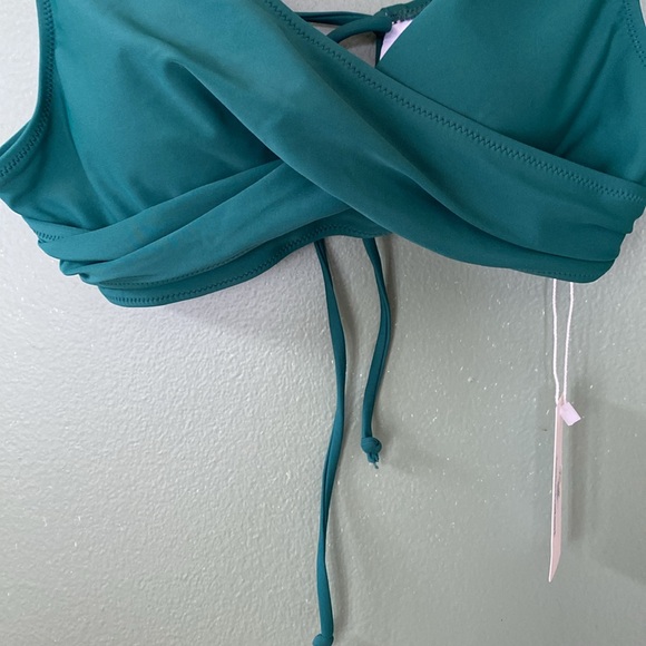 New Women's High Waisted Bikini Twist Front Tie Back 2 Piece Swimsuits - Picture 7 of 12